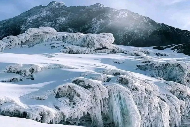 Rwenzori mountains Glaciers.