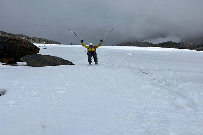 The best hour to summit margherita peak.