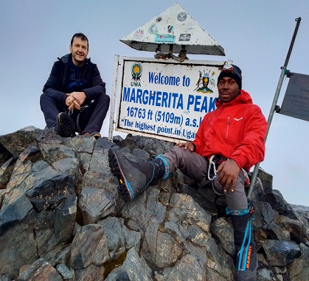 The youngest person to climb mount Rwenzori